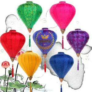 Hoi an Vietnamese Silk Lantern - Product Image 5