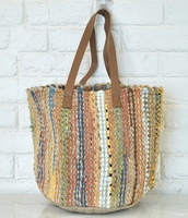 Sac fourre-tout tendance en coton de luxe, style bohème, bandoulière croisée, sac à main pour femme, écologique, OEM, mode indienne
