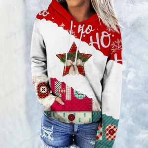 2025 nouveau 100% coton respirant pull personnalisé 3D imprimé sweats à capuche pour femme élégant goutte-épaule Premium sweats à capuche - Product Image 1