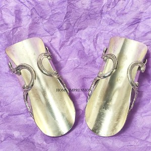 <b>Silver</b> Plated Metal <b>Napkin</b> Ring Eco-Friendly Large Design Table Centerpiece Decoration Indoor Outdoor Parties Giveaways - Product Image 1