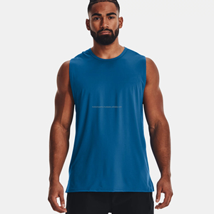 Gym <b>Stringer</b> Tank Top Men Cotton Clothing Bodybuilding Sleeveless Shirt Fitness <b>Vest</b> Muscle Singlets Workout Tank - Product Image 6