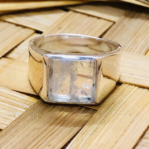 Bague romantique en pierre de lune (7,3 grammes) plaquée or avec zircon, sertie clos, bijou pour le quotidien et les mariages - Product Image 1