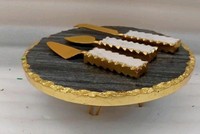 Base Cuadrada para Pastel de Madera de Acacia Ecológica de Alta Calidad, Bandeja para Servir Postres, Soporte para Cupcakes de Madera, Logotipo Personalizado
