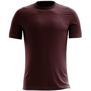 T-shirt uni 100% coton pour homme, confortable, grande taille, coupe ample, vêtements décontractés pour homme, imprimé, prix bas - Product Image 5