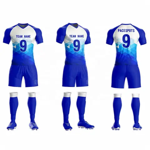 Maillot de football personnalisé Kit de football à séchage rapide Maillot de football Ensemble d'uniformes de football Maillot de football sublimé - Product Image 1