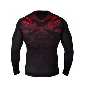 Top Selling Men Quick Dry Rash Guard Customish Guard Men Sublimation <b>Printed</b> Spandex Bjj Rash Guard Gym <b>Surfing</b> Diving Rashguard - Product Image 5