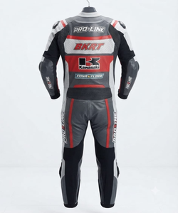 Combinaison de course en cuir de vache/canguro authentique Rawasaki pour hommes, équipement de course professionnel pour moto, combinaison de course sur circuit/Traje CE - Product Image 2
