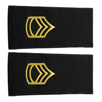 Épaulettes en coton/polyester brodées à la main, logo personnalisé, service OEM/ODM, pour uniformes militaires et combinaisons de vol – Vente directe usine