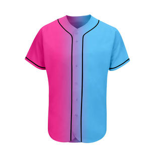 Jersey de béisbol para jóvenes y adultos Botón Diseño personalizado Uniformes Ropa deportiva atlética - Product Image 1
