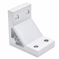 MISSDAKE Support d'angle extrudé Série 20, profilé en aluminium Euro, support d'angle TPDC 2020 2040, joint de cadre à rainure en T