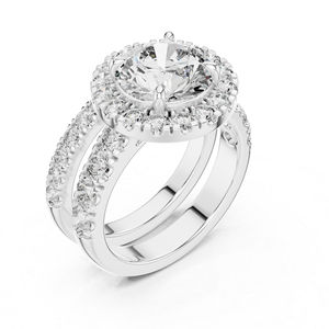 Anillo de Compromiso de Oro Amarillo de 14K con Diamante Redondo Cultivado en Laboratorio para Mujer |   Diamante Cultivado Nuevo - Product Image 6