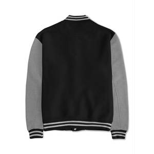 Veste classique à boutons Varsity Lettermans en molleton côtelé pour hommes - Product Image 4