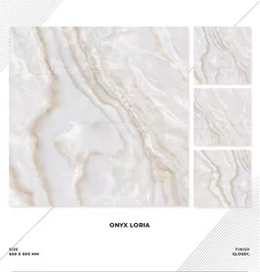 Carrelages de sol en porcelaine polie noire terre naturelle moderne 400x400mm bon prix 60x60 fonction brique réfractaire en céramique brillante pour corps entier - Product Image 2