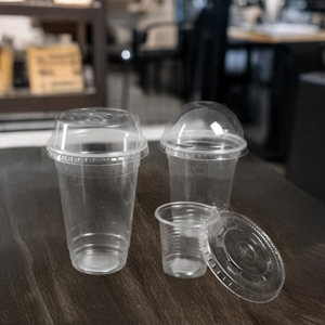 Quang Quan gobelets en plastique jetables transparents 12oz à 24oz PP à paroi unique boissons chaudes/froides thé au lait jus café - Product Image 5