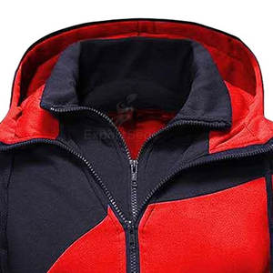 <b>Trendy</b> Look Zipper <b>Hoodie</b> With Adjustable Hood Design Comfortable Fleece Basics Zipper <b>Hoodie</b> With Simple Look - Product Image 6