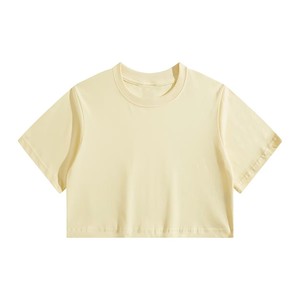 100% algodón de manga corta de alta calidad para niños, venta al por mayor, ropa informal suave sólida para niños y niñas, camisetas para bebés, camisetas de algodón - Product Image 3