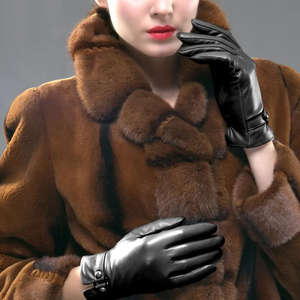 Premium Leather Winter <b>Gloves</b> for Men | Soft Warm <b>Touch</b> <b>Screen</b> Leather Driving <b>Gloves</b> | Classic Fashion Hand <b>Gloves</b> - Product Image 6