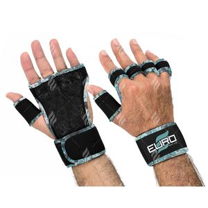 Wholesale Heavy Duty Neoprene Half Finger Gym <b>Gloves</b> for Weight Lifting Wrist Support Padded Palms Breathable <b>Moisture</b>-Wicking - Product Image 1