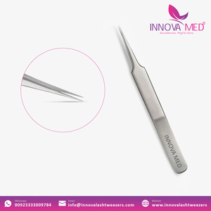 Pince à épiler pour extensions de cils en acier inoxydable de haute qualité, prise confortable, à prix raisonnable, INNOVAMED INSTRUMENTS - Product Image 3
