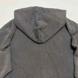 Nouveau design Private Label en détresse acide lavé sweats à capuche à fermeture éclair pour hommes 100% coton cordon hommes sweats à capuche Street Wear chemise - Product Image 6
