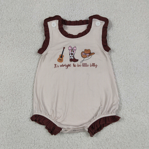 Conjunto de Ropa de Algodón Orgánico con Estampado de Hermanos Pequeños, Estilo Western, para Bebés y Niños - Product Image 5