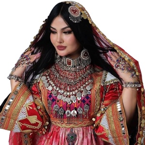 Vestidos Afganos de Alta Calidad Hechos a Mano por Fabricantes Profesionales, Vestidos Tribales Vintage Afganos Kuchi Disponibles para la Venta - Product Image 1