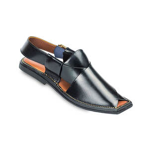 Chappal Peshawari Chappal หนัง PU แท้สำหรับงานกลางแจ้งทำจากหนังแท้คุณภาพดีที่สุด - Product Image 5
