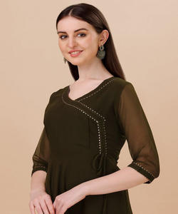 Atractiva Secuencia de bordado vestido de trabajo pantalón con duaptta Festival desgaste precio al por mayor ropa textil - Product Image 6