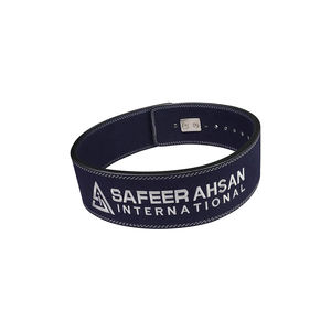 Cinturón de palanca de levantamiento de pesas profesional con hebilla de Metal fuerte para gimnasio Fitness logotipo personalizado cinturón de palanca de levantamiento de pesas - Product Image 4