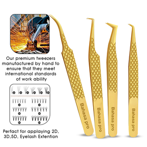 Bahasa Pro แหนบขนตาปลอมแบบแยกปริมาณได้อย่างแม่นยำสำหรับมืออาชีพต่อขนตา - Product Image 5