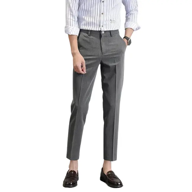 Индивидуальные мужские брюки, брюки из мягкой ткани по хорошей цене, эластичные мужские брюки, индивидуальный дизайн, экспорт оптом