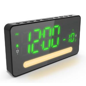 CR-600 1.8 "LED Jumbo Kích thước hiển thị đồng hồ báo thức FM Radio với ánh sáng ban đêm và nhiệt độ môi trường xung quanh hiển thị F/C - Product Image 2