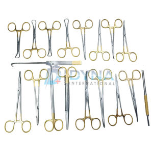 ชุดเครื่องมือผ่าตัดทั่วไป17ชิ้นชุดเครื่องมือผ่าตัดด้ามทอง - Product Image 5