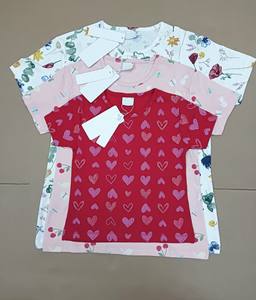 Camiseta de gran tamaño informal para niñas, manga corta, 100% de algodón, transpirable, de secado rápido, última moda, diseño personalizado - Product Image 4