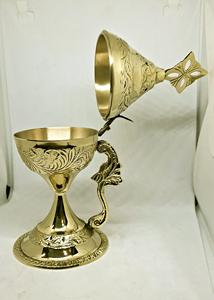 Quemador de incienso de incensario de latón griego bizantino cristiano ortodoxo y difusor de aromaterapia soportes de incienso para uso religioso - Product Image 5