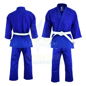 Venta caliente JUDO PREMIUM UNIFORME 100% algodón mejor calidad desgaste de artes marciales-trajes de Karate Gi Bjj Kimono uniforme de Judo - Product Image 1
