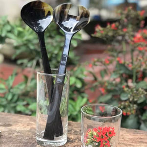 ชุดจานชามเขากลางคุณภาพสูงชุดจานชามทำด้วยมือทำจากธรรมชาติรูปควายขายส่งมีจำนวนมาก - Product Image 1