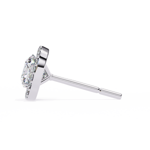 Boucles d'oreilles uniques en or 18 carats avec diamant de laboratoire, boucles d'oreilles de qualité supérieure - Product Image 6