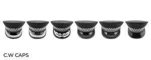 Casquettes à visière unisexes en laine noires du Royaume-Uni, chapeau uniforme avec bande à carreaux, toutes saisons, fabrication directe d'usine de casquettes à visière du Royaume-Uni - Product Image 5