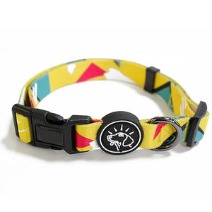 Collar para perro de la mejor calidad, diseño personalizado de goma, estampado de poliéster, duradero, accesorios para mascotas, venta al por mayor - Product Image 4