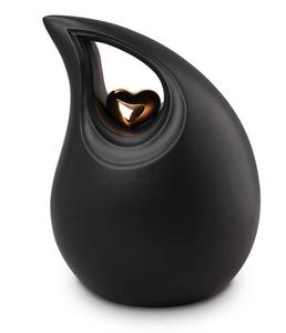 Urna de cremación de latón de estilo moderno Diseño único de lágrima con acabado de esmalte rojo Cenizas de mascotas de excelente calidad Uso funerario conmemorativo - Product Image 6