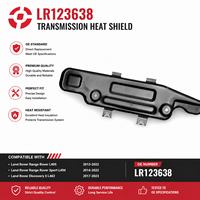 Bouclier thermique de transmission de qualité supérieure OE LR123638 pour Land Rover Range Rover Sport L494 Discovery 5 L462 Pièce de rechange