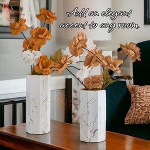 Florero de mármol natural creativo moderno, decoración de artista, decoración de hogar y jardín, suministro de decoración de fiesta de Hotel de escritorio - Product Image 5