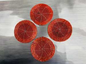 Posavasos con cuentas hechos a mano MS HANDICRAFT-Posavasos clásicos para bebidas Respaldo de poliéster (4x4 pulgadas) para regalos religiosos de Iglesia portátiles - Product Image 4