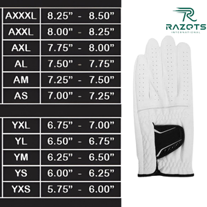 Guantes de Golf de Piel de Cabretta Personalizados de Alta Calidad para Mano Izquierda, con Gran Agarre, Transpirables, Protección UV, Impermeables, de Piel de Oveja, Deportivos, OEM - Product Image 5