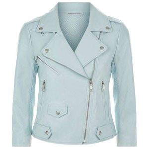 Veste en cuir d'agneau respirante, à séchage rapide, épaisse, pour l'hiver. C'est un trench-coat en cuir marron vieilli. - Product Image 4
