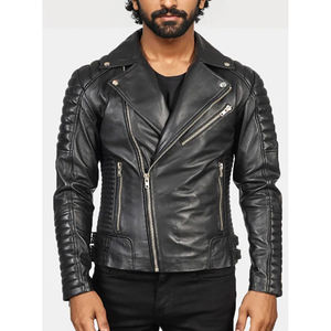 Nouveau design de veste de course de moto personnalisée pour hommes en cuir imperméable avec col à capuche et logo avant Service OEM - Product Image 4