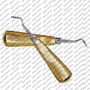 Juego de Elevadores Dentales de Acero Inoxidable Dorado, Elevadores Dentales Dentados y de Lucentización para Extracción de Dientes, ¡Gran Venta! - Product Image 4