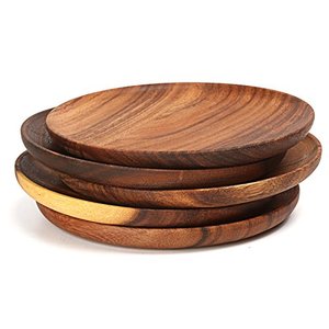 Madera ecológica de calidad superior para placa de cargador para catering en casa Bandeja de servicio de servidor de alimentos de diseño único - Product Image 2
