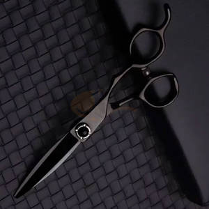 Tijeras de Peluquería Profesionales de Acero Inoxidable para Zurdos, Hoja Recta Afilada, Logotipo Personalizado Aceptable, Salón de Belleza - Product Image 5